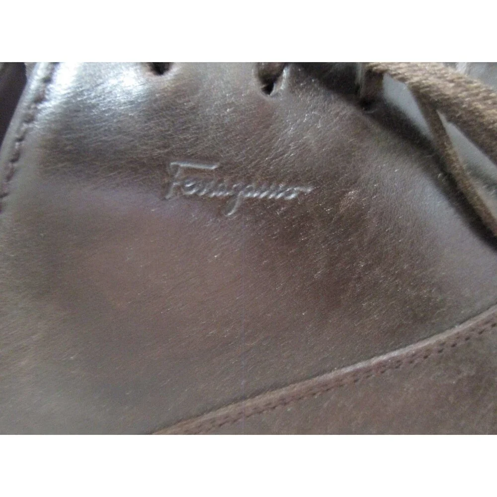 Salvatore Ferragamo Ree Men's Radica Gancini Buckle Slip-on Shoes 9.5 2EE